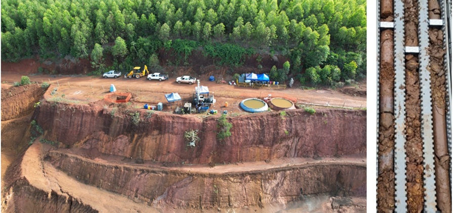 Exploração no projeto Florália minério de ferro