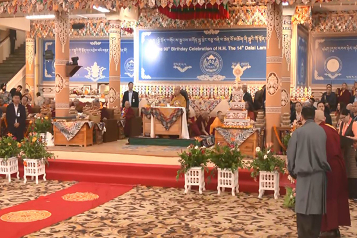 Dalai Lama attends prayers at Dharamshala ahead of 90th birthday