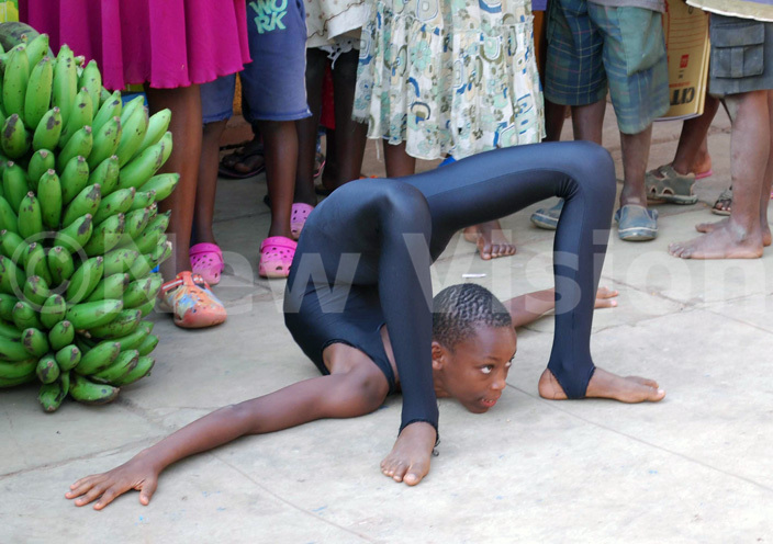 he famous young female contortionist ylvia akyejje