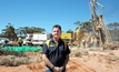 Intermin Resources managing director Jon Price oversees drilling at the company's Teal gold project