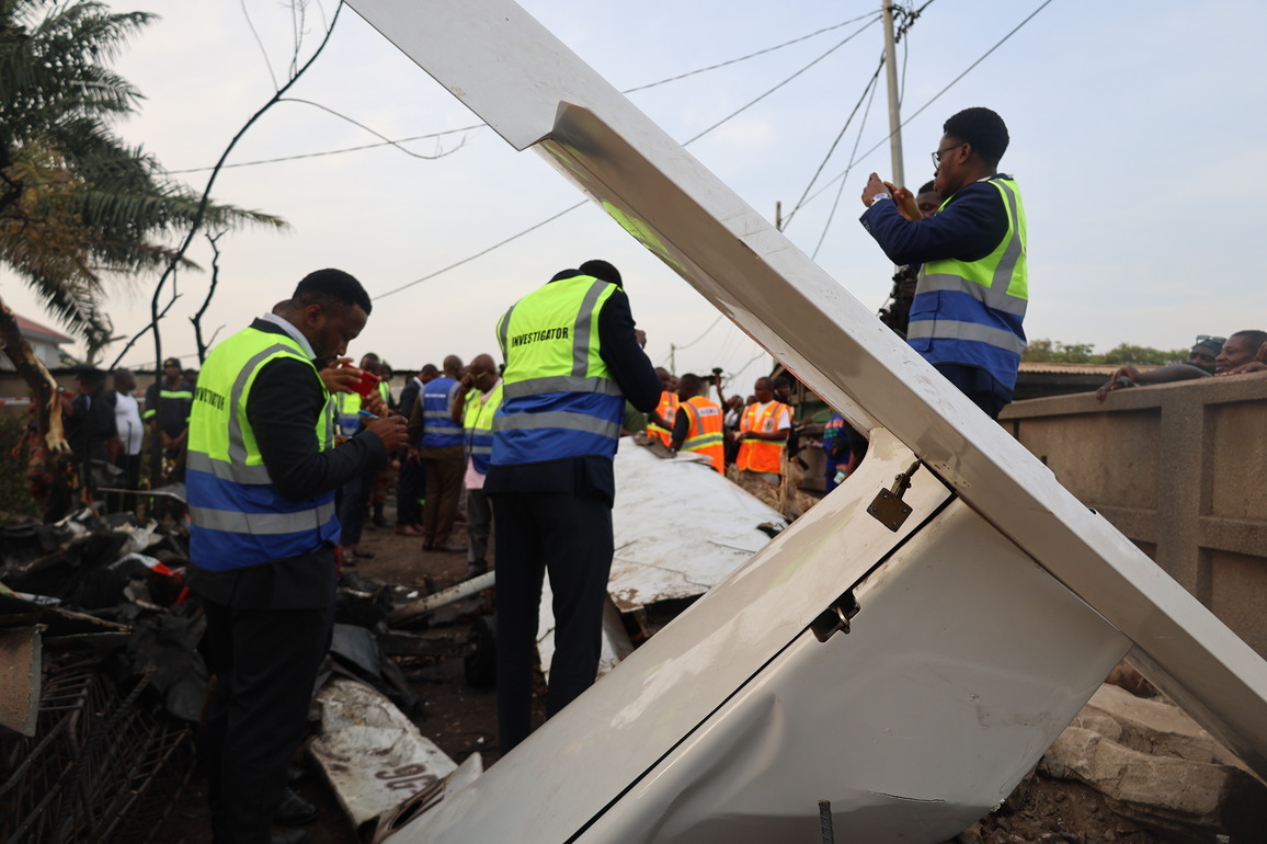 GHANA-TEMA-PLANE CRASH