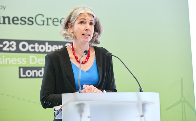 CBI's CEO Rain Newton-Smith speaking at BusinessGreen's Net Zero Festival | Credit: Incisive Media