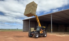  Deici’s new 40.7 and 42.7 telehandlers pack some impressive standard features, including a rear-mounted radiator and beefed-up air conditioner. Picture Josh Giumelli.