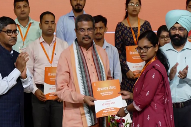 Odisha: Dharmendra Pradhan distributes 201 appointment letters at Rozgar Mela in Bhubaneswar