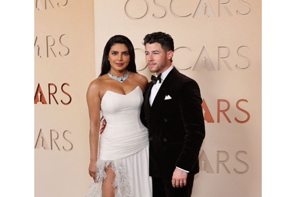 Oscars 2026: Priyanka Chopra stuns in white Dior gown, walks red carpet hand-in-hand with husband Nick Jonas