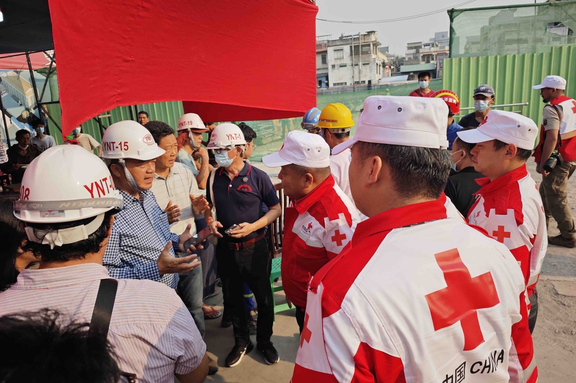 MYANMAR-MANDALAY-CHINESE RED CROSS INTERNATIONAL EMERGENCY RESPONSE TEAM-ARRIVAL
