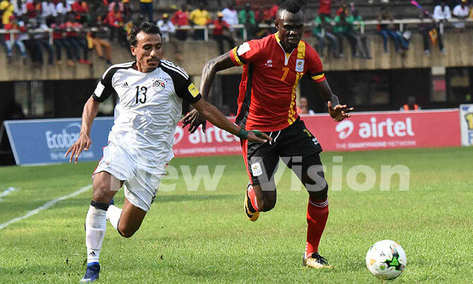 2018 World Cup Qualifiers: Uganda beat Egypt to top Group E 2018 World Cup Qualifiers: Uganda beat Egypt to top Group E