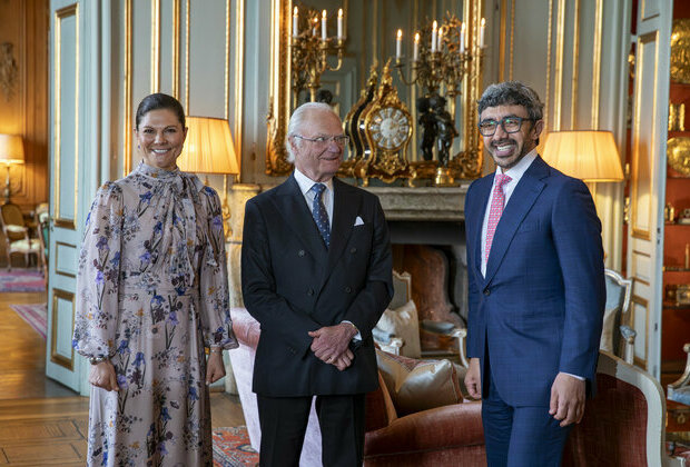 King of Sweden receives Abdullah bin Zayed in Stockholm