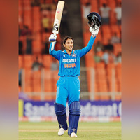 Mandhana's second-fastest ton for India shatters records during second ODI against Australia