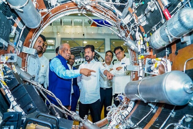 Telangana CM flags off India's first pvt orbital rocket Vikram-1 at Skyroot Aerospace