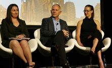 Deirdra Tindale (left), Bruce Harvey and Kristen Burgess.