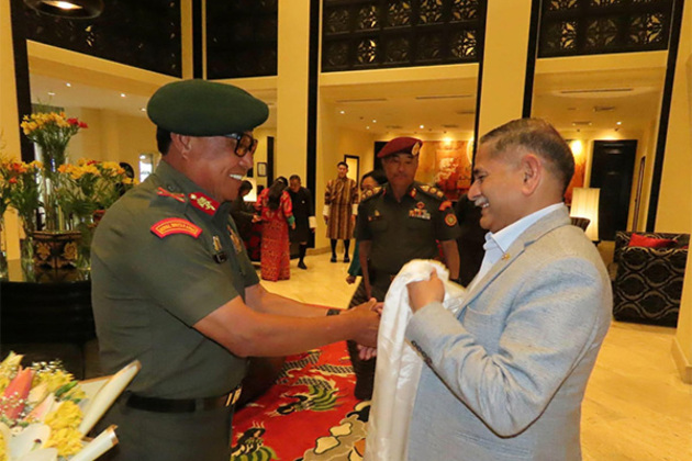 Army Chief Gen Dwivedi receives rousing welcome in Thimpu, meets with Bhutanese military leadership