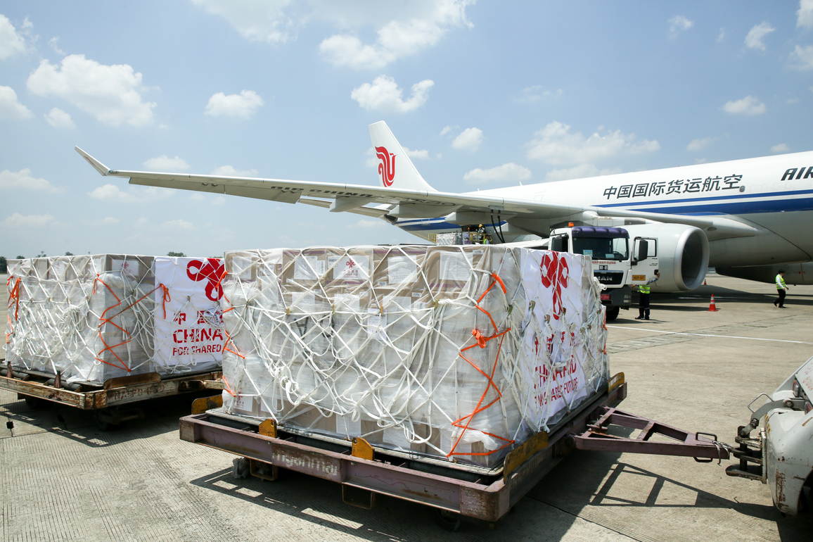 MYANMAR-YANGON-CHINA-8TH BATCH-HUMANITARIAN AID SUPPLIES-ARRIVAL
