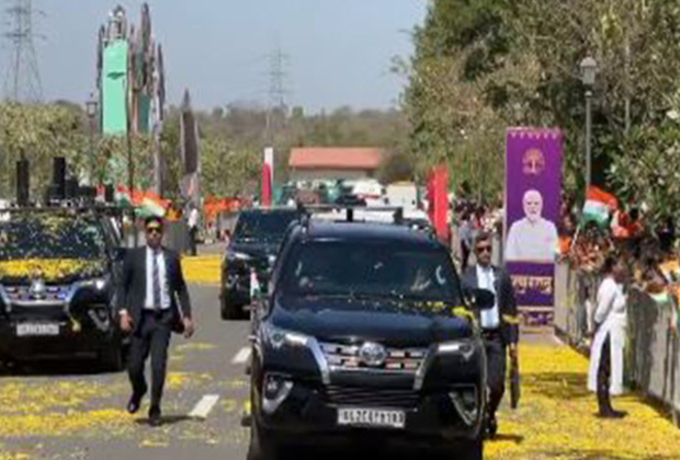 PM Modi holds massive roadshow in Silvassa