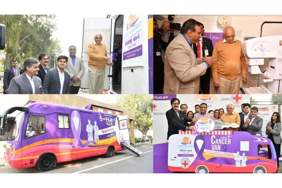 Jenburkt Pharmaceuticals Launches India's First 10 Cancer Screening Van in Gujarat