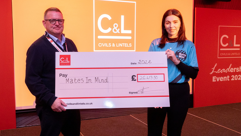 Civils & Lintels confirms ongoing support for mental health charity 
