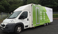 The Vokèra trade vehicle is on the road again