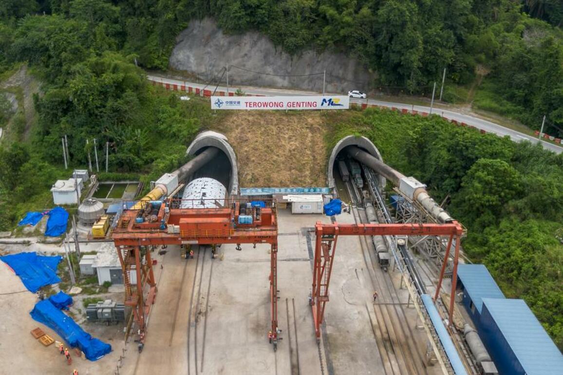 ECRL mega rail project marks another milestone with breakthrough of Genting Tunnel