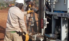 Drilling at B2Gold's Toega project