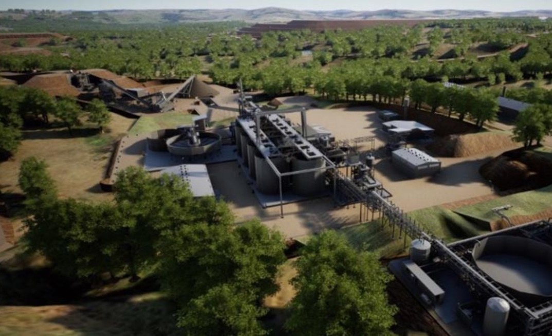 Construção da mina de Posse do projeto de ouro Mara Rosa, da Hochschild, em Goiás/Reprodução