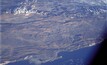 Satellite image showing Atacama Desert and the Atacama Fault parallel. Image: Wikimedia Foundation