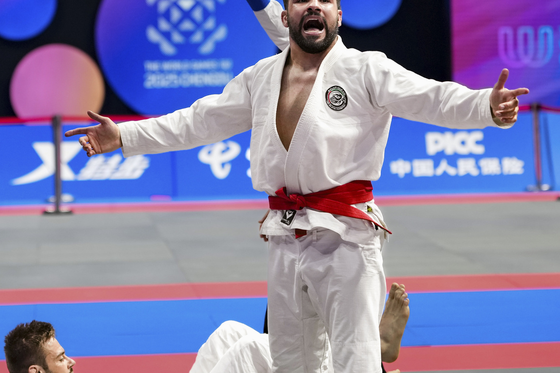 (SP)CHINA-CHENGDU-THE WORLD GAMES 2025-JU-JITSU-MEN'S -85KG NE-WAZA-FINALS (CN)