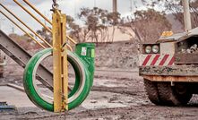 A Weir Minerals lifting tool in use in the Middleback Ranges.