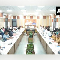 JP Nadda, Rajasthan CM Sharma review health initiatives in state