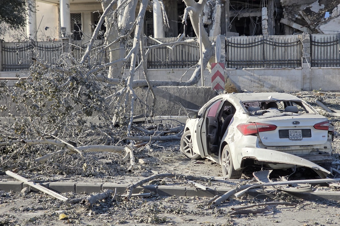 (SpotNews)SYRIA-DAMASCUS-ISRAELI-STRIKE-AFTERMATH