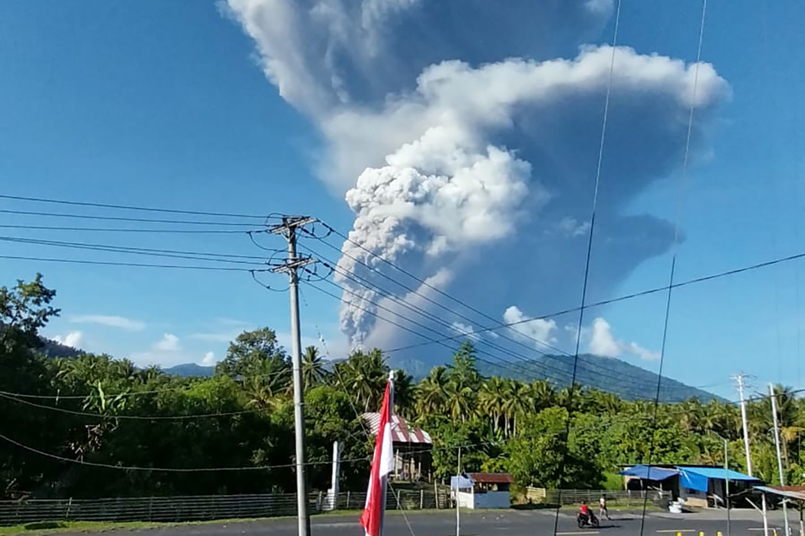INDONESIA-NORTH MALUKU-MOUNT DUKONO-ERUPTION-DEATH