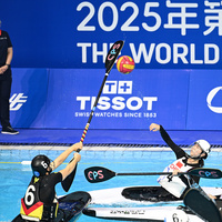 (SP)CHINA-CHENGDU-THE WORLD GAMES 2025-CANOE POLO-WOMEN'S PRELIMINARY ROUND-GER VS CHN (CN)