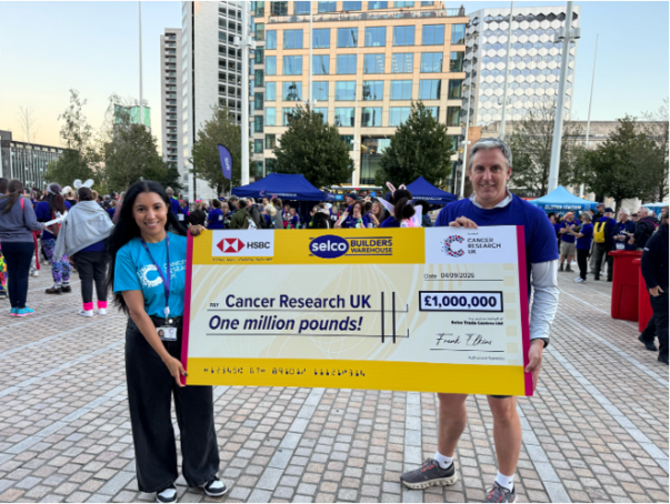 Selco celebrates raising £1 million for Cancer Research UK 