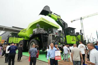 China construction machinery expo highlights industry's green, smart shift