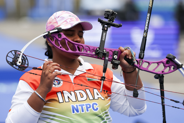 (SP)CHINA-SHANGHAI-ARCHERY WORLD CUP-COMPOUND WOMEN(CN)