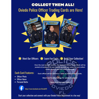 Oviedo Police Department introduces trading cards to introduce officers to community