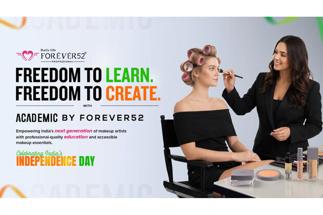 Academic by Forever52 celebrates India's Independence Day with "Freedom to Learn. Freedom to Create."