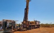  Diamond drilling at GCX's Onslow project