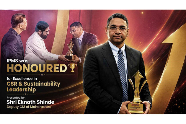 Dr. Soumitro Chakraborty receives the 'Excellence in CSR & Sustainability Leadership' Award for Fiinovation (IPMS) at ETNow Business Conclave 2026