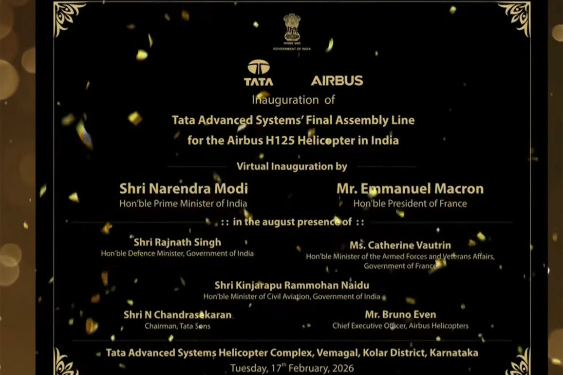 PM Modi, French President Macron virtually inaugurate H125 helicopter final assembly line in Karnataka