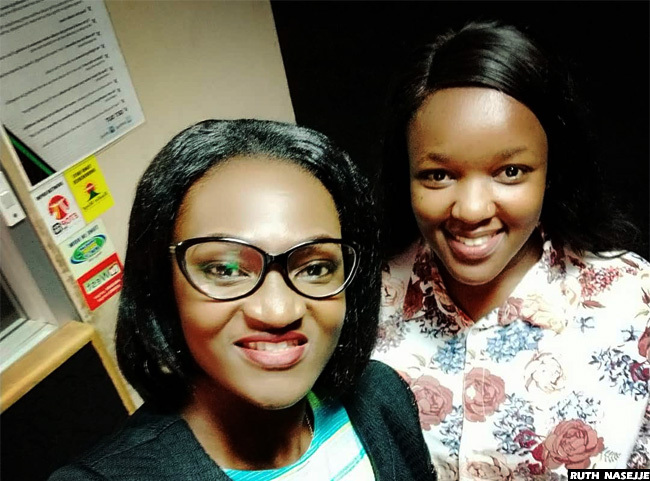 ew ision  anchor uth asejje with alaika at the ision roup head office