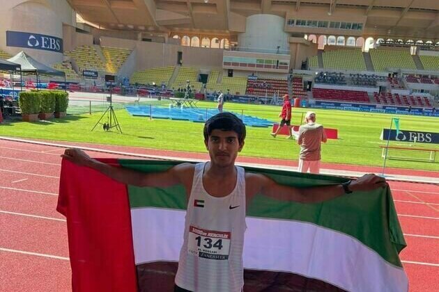 UAE runner Mohammed Al Musabbi wins gold in 1000m youth race at Monaco Diamond League