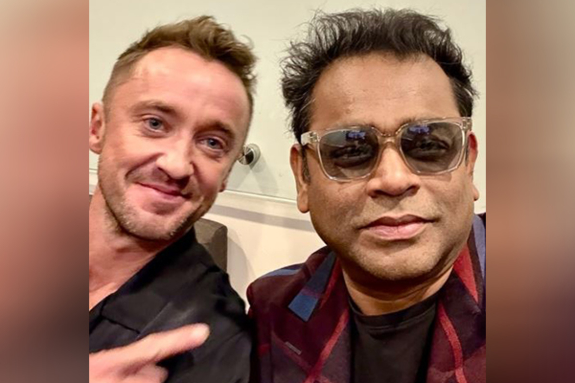 AR Rahman drops selfie with Harry Potter star Tom Felton at TIFF, fans call it "picture of the century"