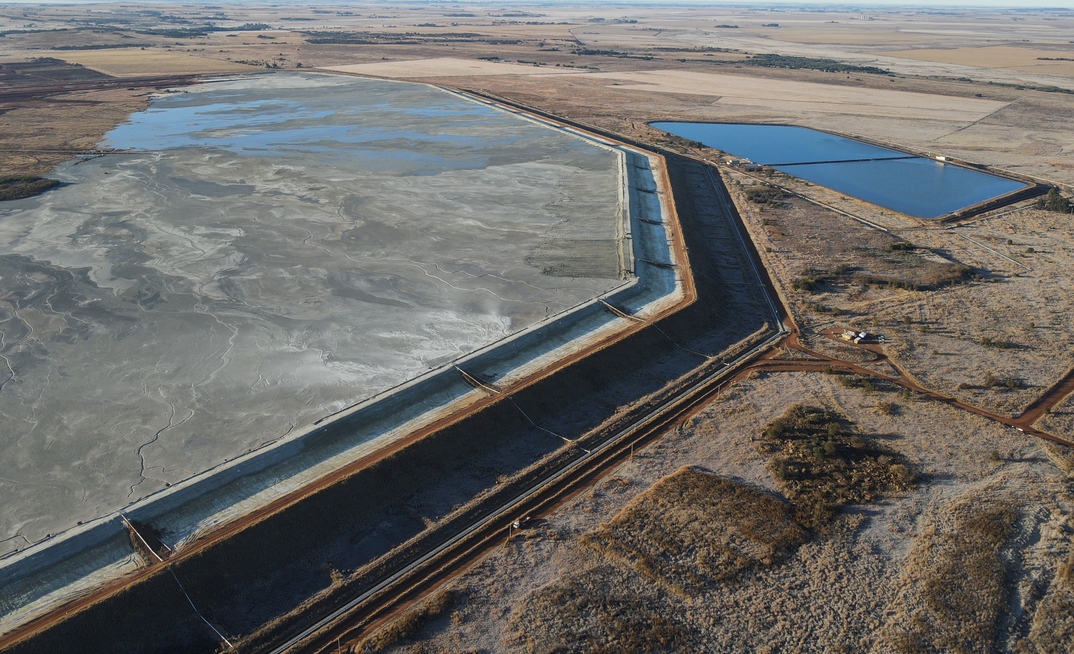 The Doornpoort tailings facility at Gold Fields' South Deep Mine in South Africa