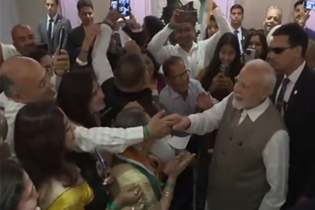 PM Modi receives warm welcome from Indian diaspora in Cyprus
