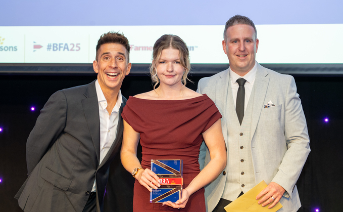 British Farming Awards 2025 Farm Worker of the Year award winner, Takara Comrie