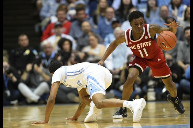 UNC sweeps North Carolina State to end 7-game skid