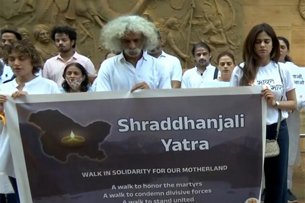 Makrand Deshpande organises 'Tribute Walk' for Pahalgam terror attack victims in Mumbai