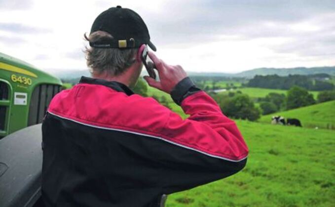 Poor phone signal is holding farmers back