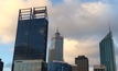 Perth's skyline features BHP and Rio Tinto-labelled buildings