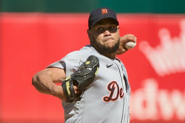 Tigers blank A's in Miguel Cabrera's last road game